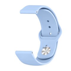 Xiaomi Watch S1 -S1 Active -Mi Watch -Watch Color 22mm Uyumlu PureLux Soft Silikon Kordon Açık Mavi - Açık Mavi