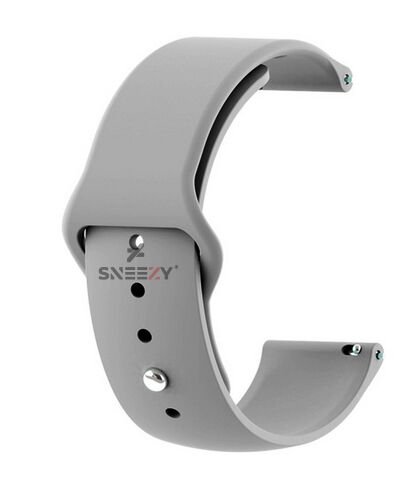 Xiaomi Watch S1 -S1 Active -Mi Watch -Watch Color 22mm Uyumlu PureLux Soft Silikon Kordon Gri - Gri
