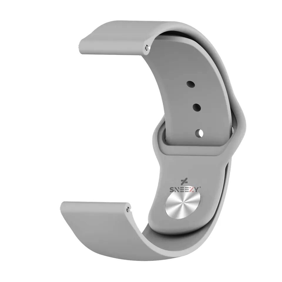 Xiaomi Watch S1 -S1 Active -Mi Watch -Watch Color 22mm Uyumlu PureLux Soft Silikon Kordon Gri - Gri