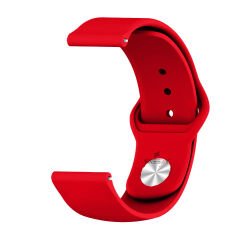 Xiaomi Watch S1 -S1 Active -Mi Watch -Watch Color 22mm Uyumlu PureLux Soft Silikon Kordon Kımızı - Kımızı