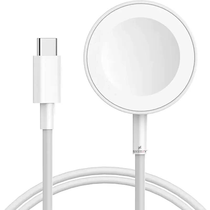 Sneezy Apple Watch 4-5-6-7-8-9-10-11 İle Uyumlu Manyetik Yedek Hızlı TYPE-C Şarj Kablosu