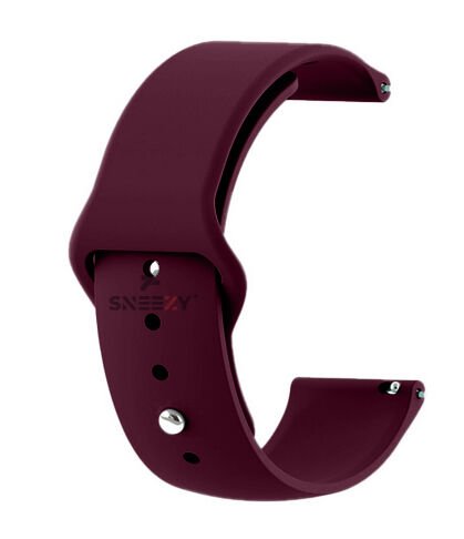 Xiaomi Watch S1 -S1 Active -Mi Watch -Watch Color 22mm Uyumlu PureLux Soft Silikon Kordon Koyu Mor - Koyu Mor