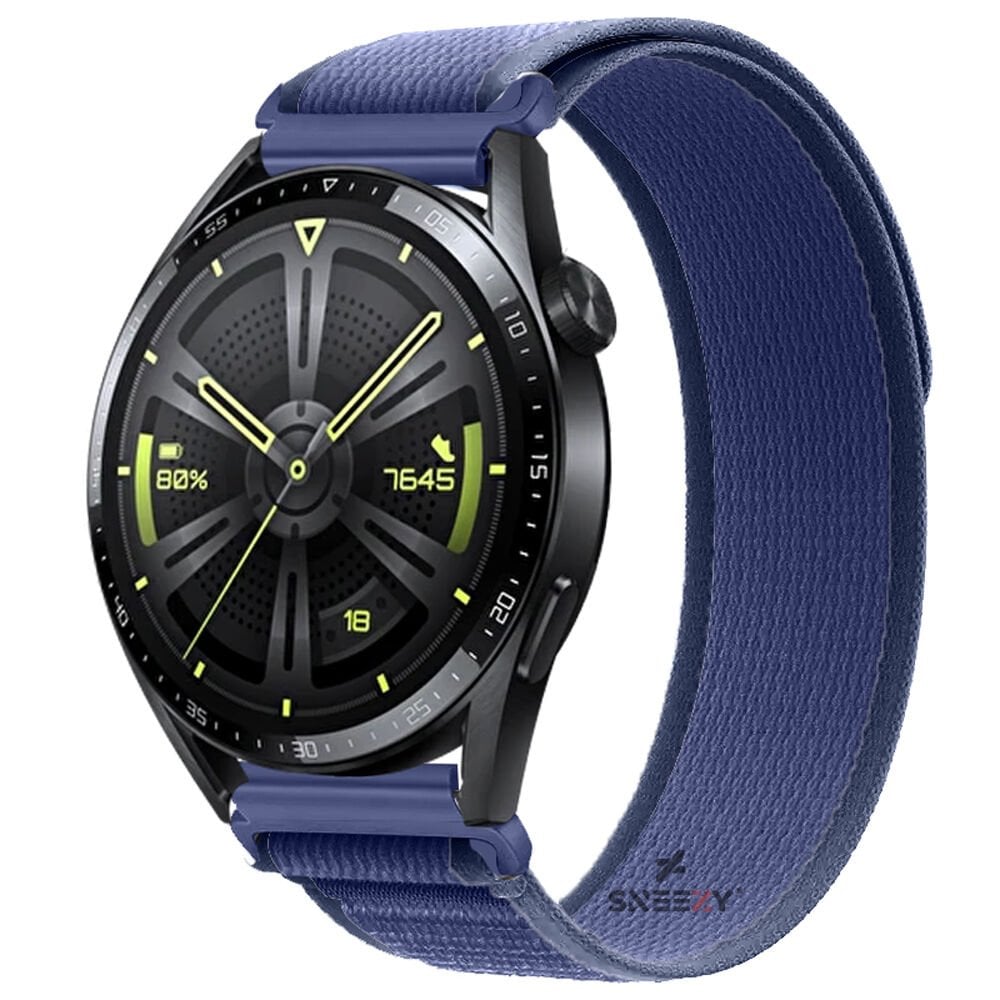 Amazfit Watch GTR 3 Pro-GTR 3-GTR 2e-GTS 2-GTR 47mm 22mmUyumlu Wander Trail Loop Kordon Lacivert