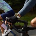 Huawei Watch GT6 46mm İle Uyumlu SportStripe Örgü Desen Metal Tokalı Silikon Akıllı Saat Kordonu Starlight