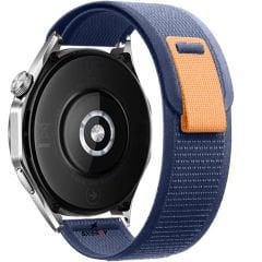 Huawei Watch GT5 46mm Uyumlu Kordon Trail Loop Yumuşak Kumaş Kordon Lacivert