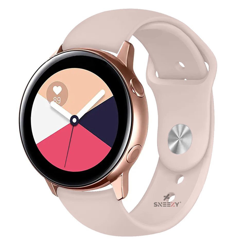 Xiaomi Watch S1 -S1 Active -Mi Watch -Watch Color 22mm Uyumlu PureLux Soft Silikon Kordon Pudra - Pudra