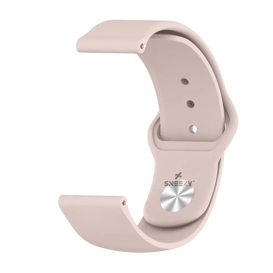 Xiaomi Watch S1 -S1 Active -Mi Watch -Watch Color 22mm Uyumlu PureLux Soft Silikon Kordon Pudra - Pudra