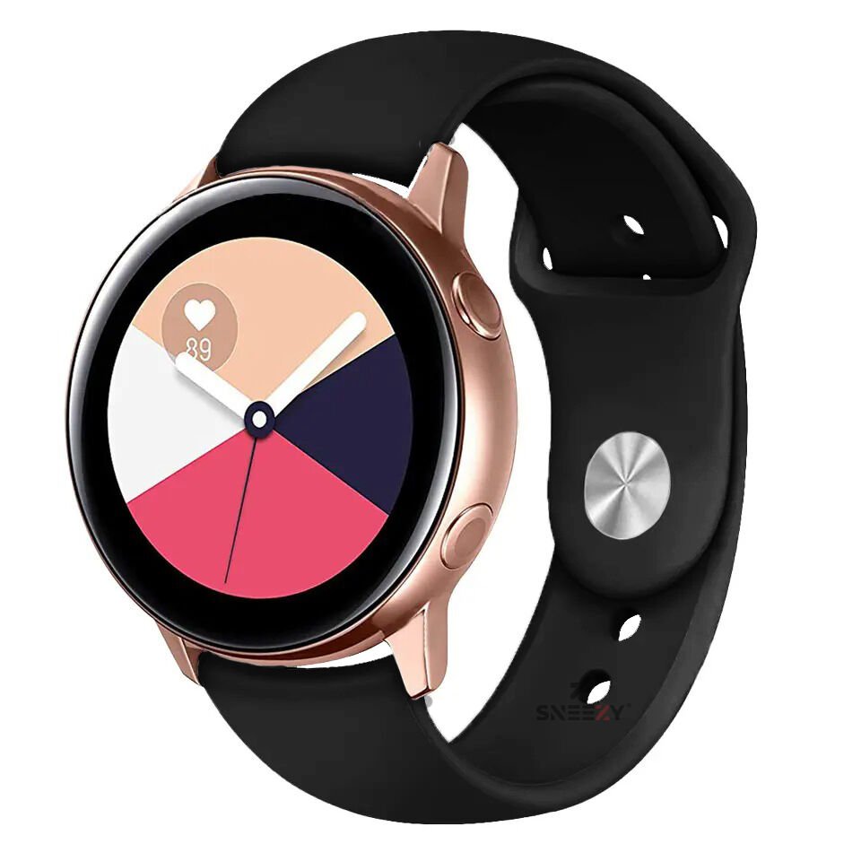 Xiaomi Watch S1 -S1 Active -Mi Watch -Watch Color 22mm Uyumlu PureLux Soft Silikon Kordon Siyah - Siyah