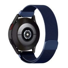 Xiaomi Watch S1 -S1 Active -Mi Watch -Watch Color 22mm Uyumlu Woven Wire Tasarım Metal Hasır Kordon Lacivert