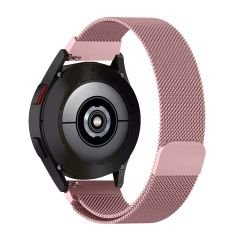 Xiaomi Watch S1 -S1 Active -Mi Watch -Watch Color 22mm Uyumlu Woven Wire Tasarım Metal Hasır Kordon Rose