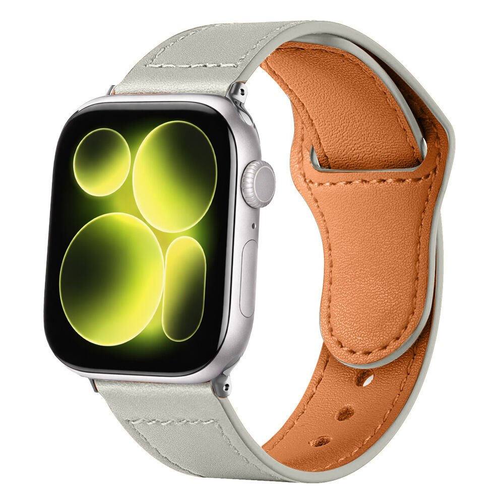 iWatch 7 8 9 10 11 Series 42/44/45/46mm İle Uyumlu Premium Classic Deri Görünümlü Kordon