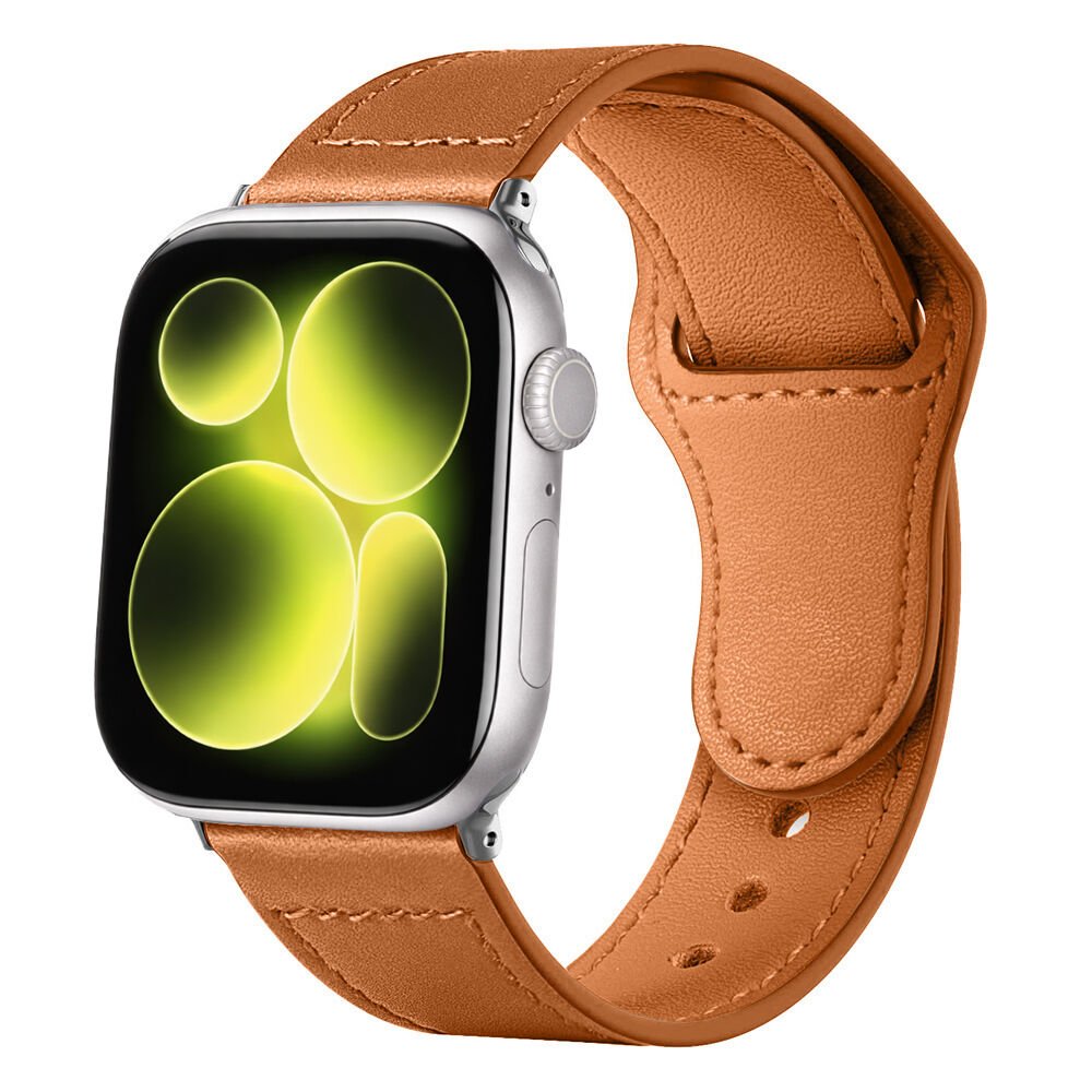 iWatch 7 8 9 10 11 Series 42/44/45/46mm İle Uyumlu Premium Classic Deri Görünümlü Kordon