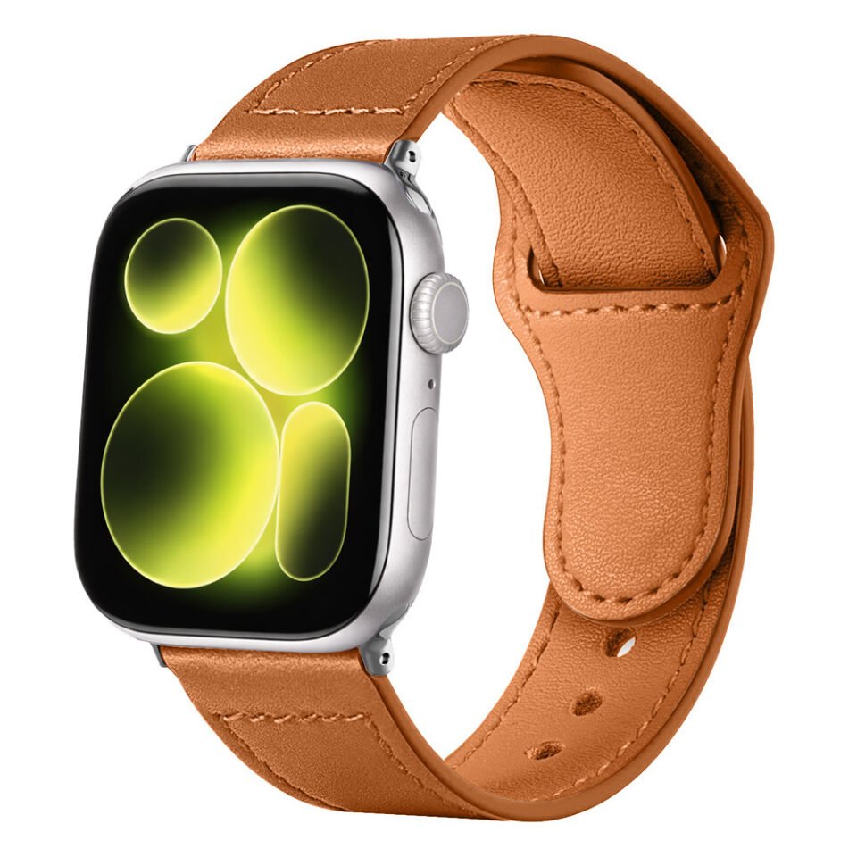 iWatch 7 8 9 10 11 Series 42/44/45/46mm İle Uyumlu Premium Classic Deri Görünümlü Kordon