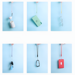 Telefon El Askısı Soft Yumuşak Silikon Telefon İpi 3'lü Set MDL1