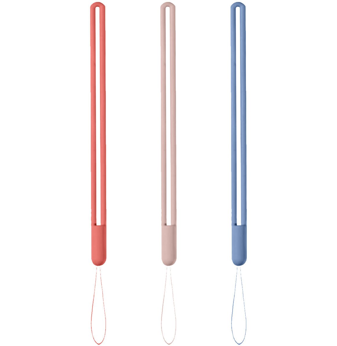 Telefon El Askısı Soft Yumuşak Silikon Telefon İpi 3'lü Set MDL4