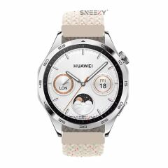 Sneezy Huawei Watch GT5 46mm İle Uyumlu 22mm Metal Klips Solo Fiberlink Örgü Kordon Strlight Gökkuşağı
