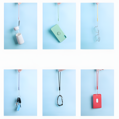 Telefon El Askısı Soft Yumuşak Silikon Telefon İpi 3'lü Set MDL10