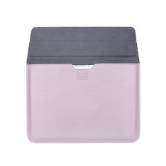 Sneezy Macbook Pro 16 İnç A2141 Uyumlu PortaPivo Standlı Deri Taşıma Çantası Pembe - Pembe