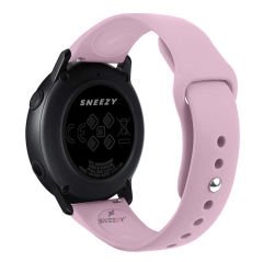 Samsung Gear S3 Frontier R760 – S3 Classic R770 22mm Uyumlu PureLux Soft Silikon Kordon Lila - Lila