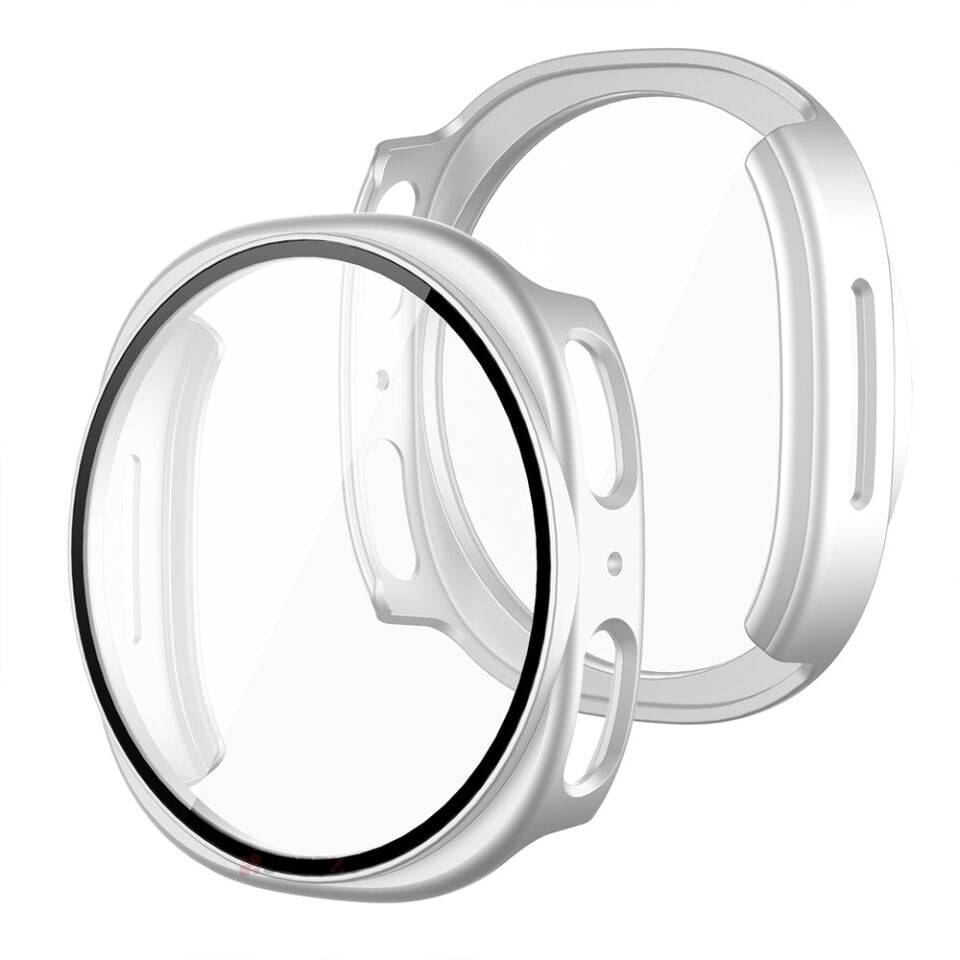 Samsung Galaxy Watch 9 44mm Uyumlu Kılıf Sert PC Kasa ve Ekran Koruyucu Kılıf