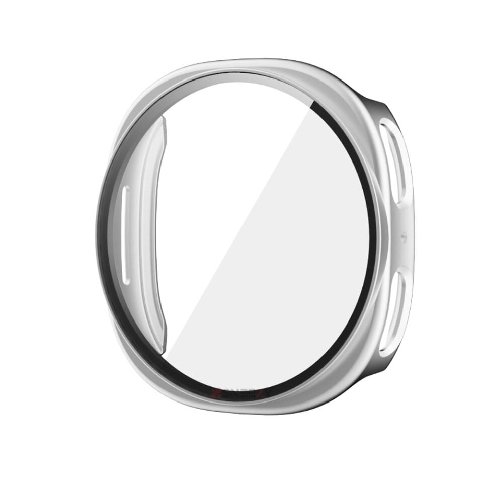 Samsung Galaxy Watch 9 44mm Uyumlu Kılıf Sert PC Kasa ve Ekran Koruyucu Kılıf