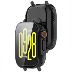 Redmi Watch 5 Active İle Uyumlu Kasa ve Ekran Koruyucu Watch Ultra Saat Görünüm'e Dönüştürücü Siyah