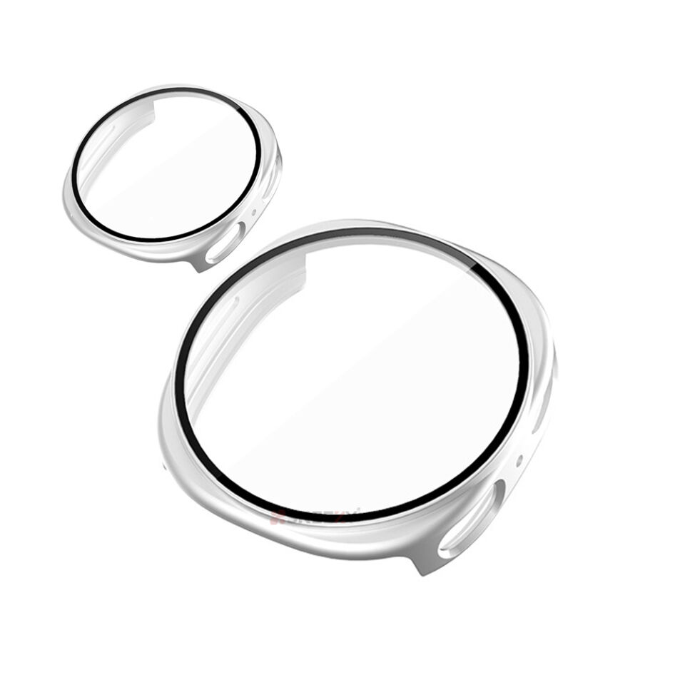 Samsung Galaxy Watch 9 40mm Uyumlu Kılıf Sert PC Kasa ve Ekran Koruyucu Kılıf