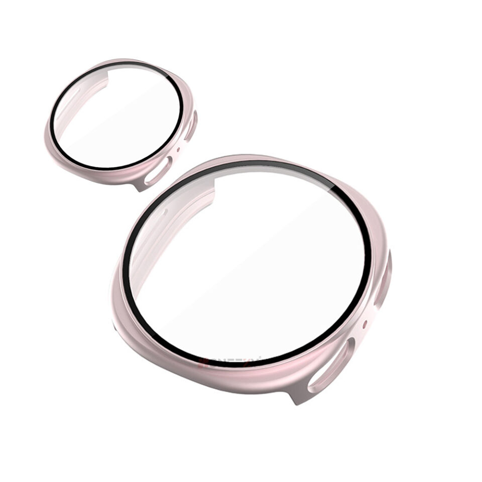 Samsung Galaxy Watch 9 40mm Uyumlu Kılıf Sert PC Kasa ve Ekran Koruyucu Kılıf