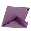 Samsung Galaxy Tab S9 Plus X810 12.4 İnç Katlanabilir Kalemlikli Standlı Akıllı Kılıf Mor
