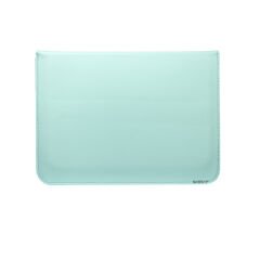 Sneezy Macbook Pro 13 İnç A2251 Uyumlu PortaPivo Standlı Deri Taşıma Çantası Turkuaz - Turkuaz
