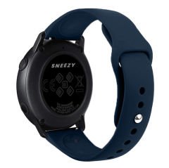 Huawei Watch Ultimate – Watch Buds 22mm Uyumlu PureLux Soft Silikon Kordon Lacivert - Lacivert