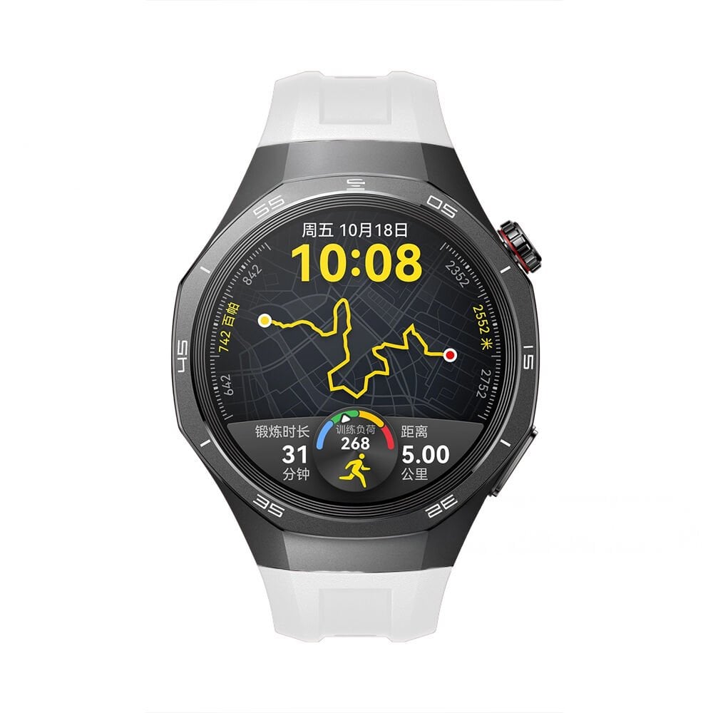 Huawei Watch Gt5 Pro 46mm İle Tam Uyumlu Kordon Metal Tokalı Yumuşak Silikon Kordon Kayış