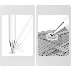 İphone İle Uyumlu 2 in 1 Dokunmatik Stylus Kalem Çizim Ve Yazı Kalemi