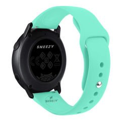 Huawei Watch Ultimate – Watch Buds 22mm Uyumlu PureLux Soft Silikon Kordon Turkuaz - Turkuaz