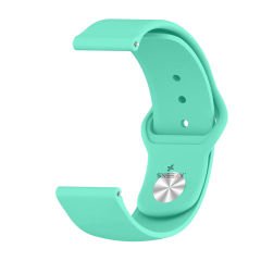 Huawei Watch Ultimate – Watch Buds 22mm Uyumlu PureLux Soft Silikon Kordon Turkuaz - Turkuaz