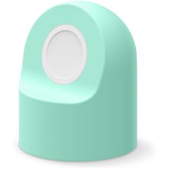 Apple Watch 2 3 4 5 6 İle Uyumlu Silikon Akıllı Saat Şarj Standı ve  USB Şarj Kablosu Mint