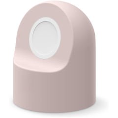 Apple Watch 2 3 4 5 6 İle Uyumlu Silikon Akıllı Saat Şarj Standı ve  USB Şarj Kablosu Pudra