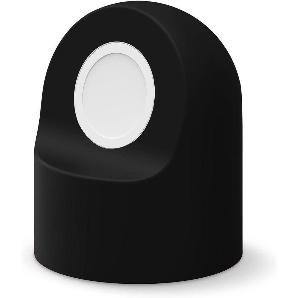 Apple Watch 2 3 4 5 6 İle Uyumlu Silikon Akıllı Saat Şarj Standı ve  USB Şarj Kablosu Siyah