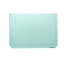 Sneezy Macbook Air 13.3 İnç A2179 Uyumlu PortaPivo Standlı Deri Taşıma Çantası Turkuaz - Turkuaz