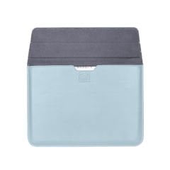 Sneezy Macbook Air 13.6 İnç 2023 A2681 Uyumlu PortaPivo Standlı Deri Taşıma Çantası Mavi - Mavi