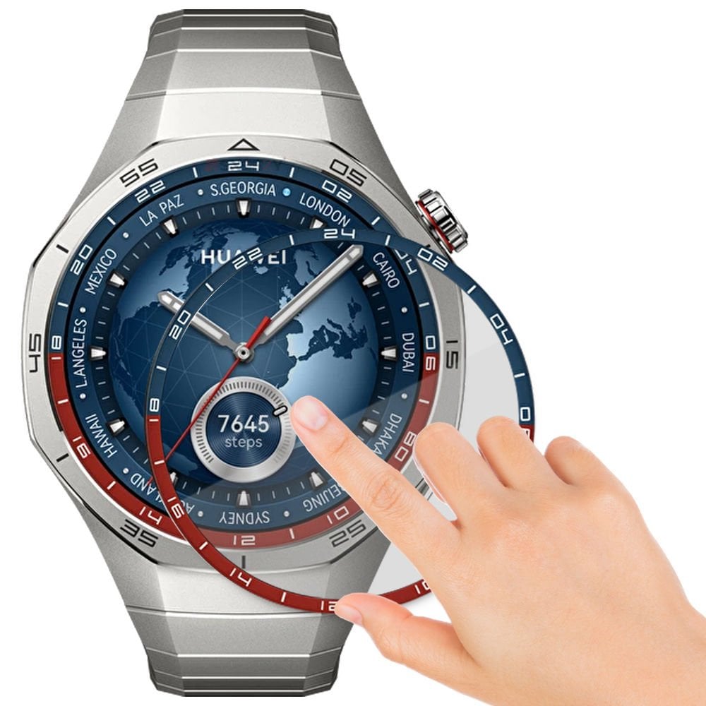 Sneezy Huawei GT5 Pro 46mm Uyumlu Renkli Kadran Polymer Temperli Nano 0.5 mm Watch Ekran Koruyucu