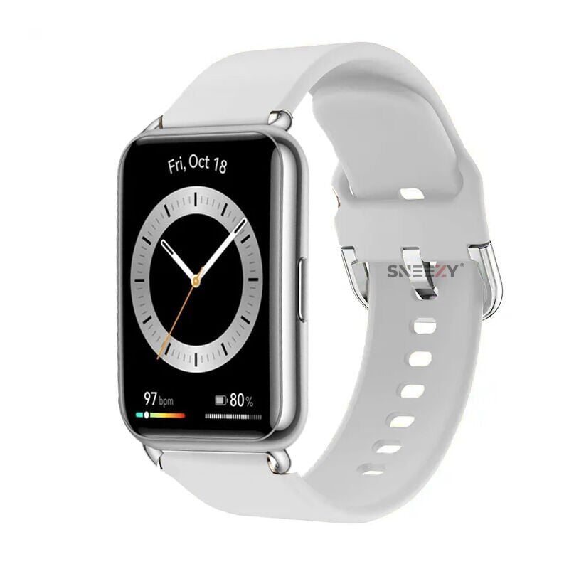 Huawei Watch Fit 2 İle Uyumlu PureLux Soft Tokalı Silikon Kordon