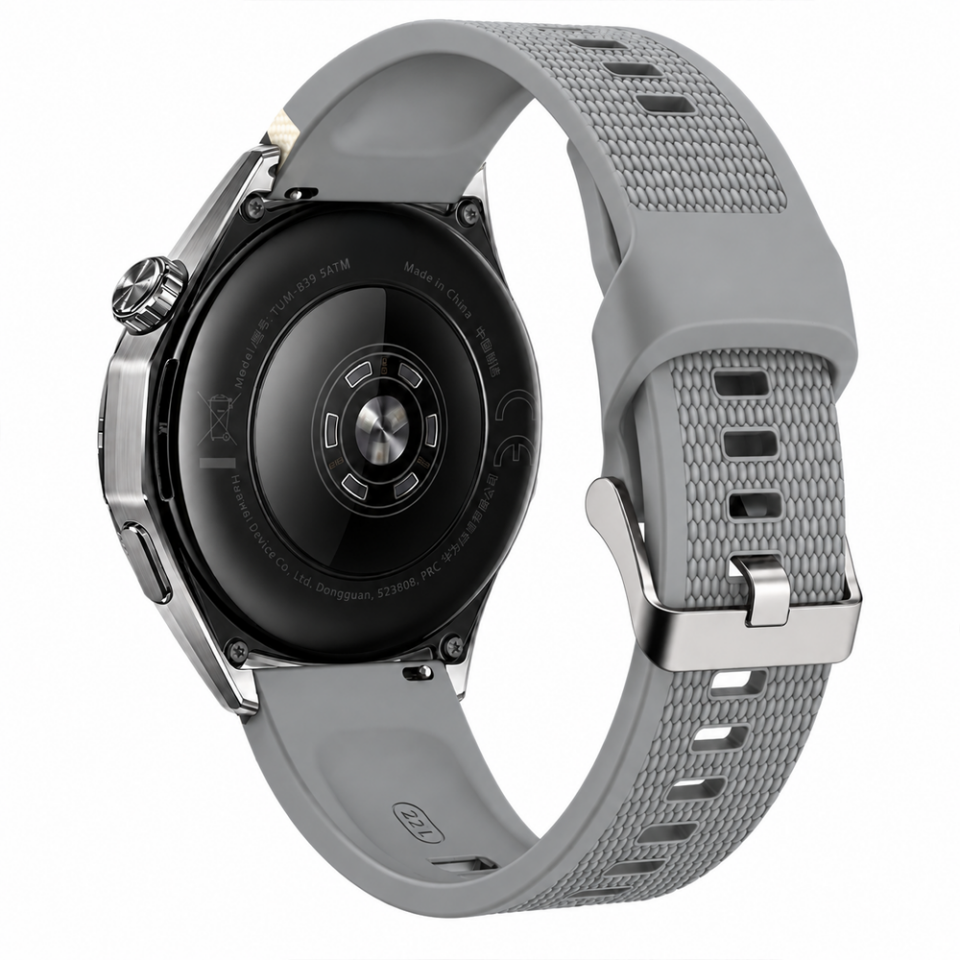 Sneezy Huawei Watch GT 6 Pro 46mm Uyumlu Slash Örgü Desenli Sportif Silikon Saat Kordonu