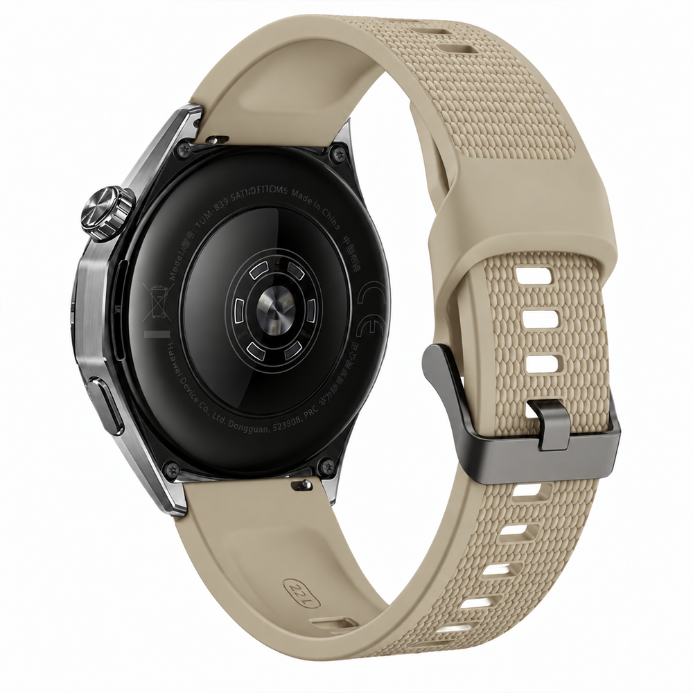 Sneezy Huawei Watch GT 7 Pro 46mm Uyumlu Slash Örgü Desenli Sportif Silikon Saat Kordonu