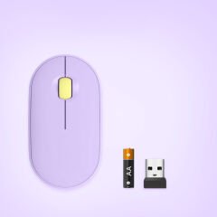 Tüm Macbook Modelleriyle Uyumlu B180 630-012736 Sessiz Optik Kablosuz Mouse Pilli Lavanta