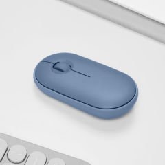 Tüm Macbook Modelleriyle Uyumlu B180 630-012736 Sessiz Optik Kablosuz Mouse Pilli Mavi