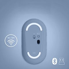 Tüm Macbook Modelleriyle Uyumlu B180 630-012736 Sessiz Optik Kablosuz Mouse Pilli Mavi