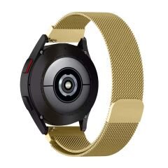 Amazfit Watch GTR 3 Pro-GTR 3-GTR 2e-GTS 2-GTR 47mm 22mm Uyumlu Woven Wire Metal Hasır Kordon Gold