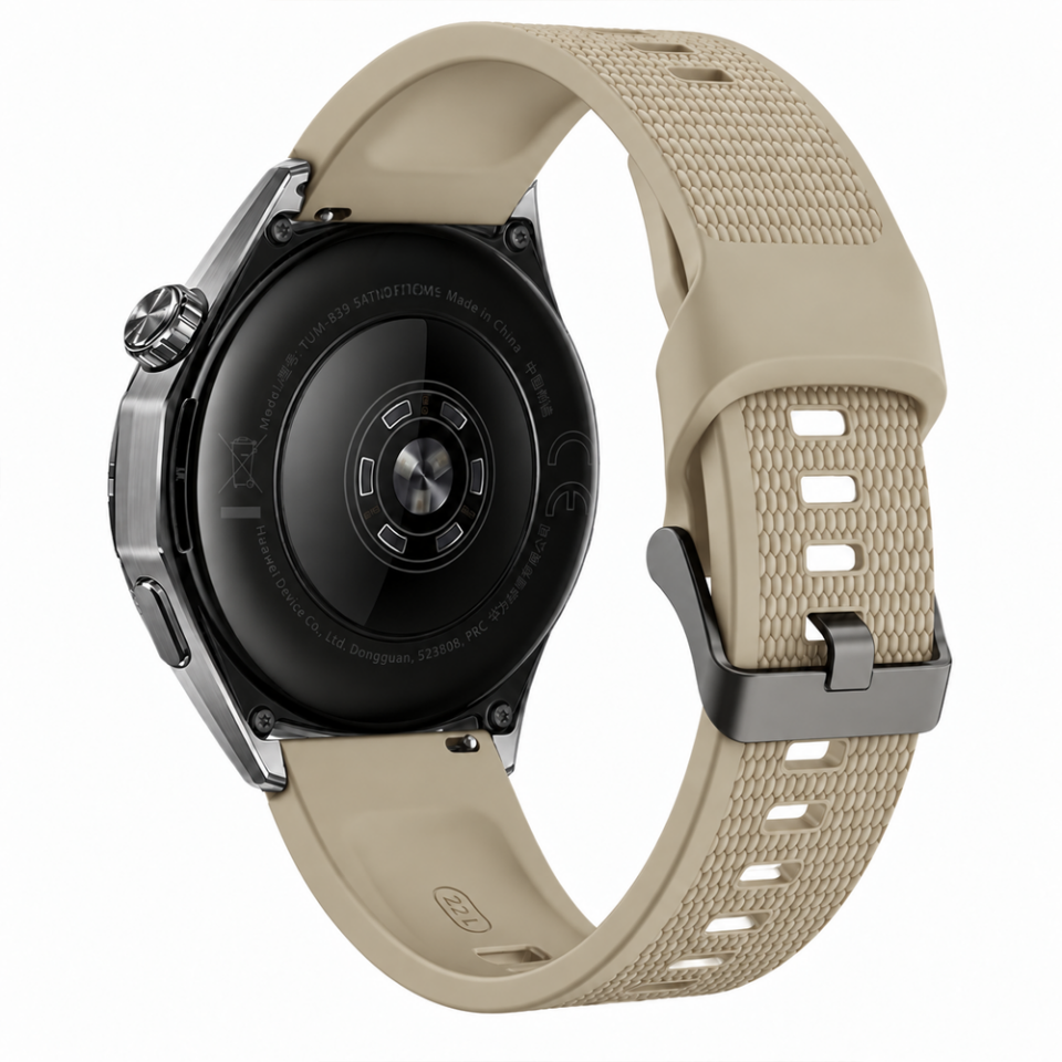 Sneezy Huawei Watch GT 7 46mm Uyumlu Slash Örgü Desenli Sportif Silikon Saat Kordonu
