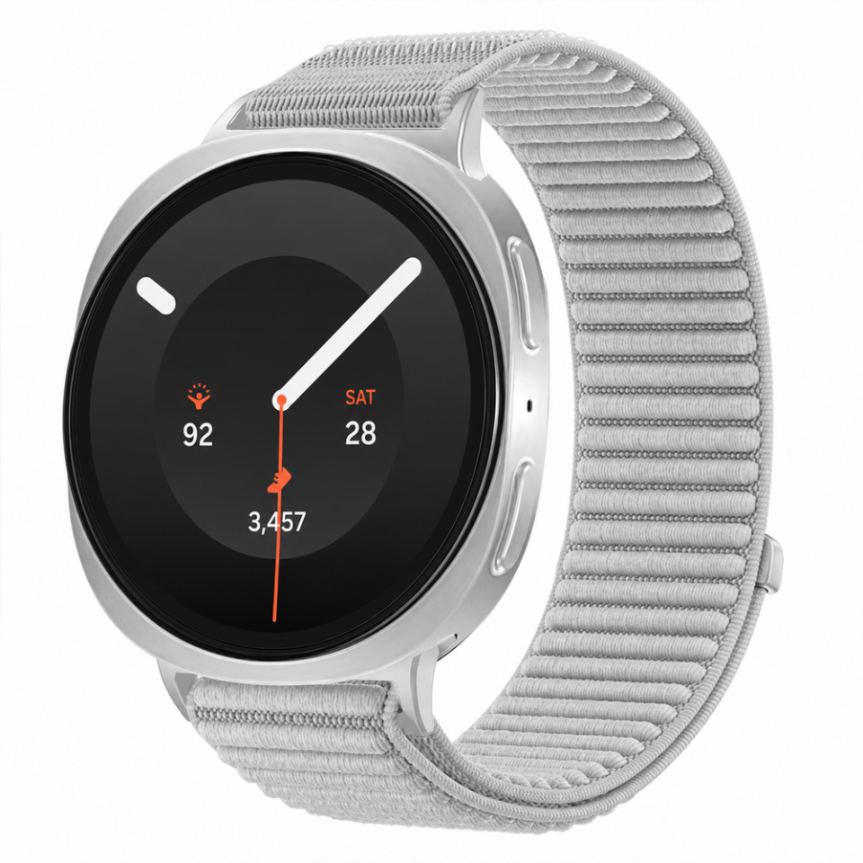 Samsung Galaxy Watch 9 44mm 40mm İle Uyumlu Naylon Spor Loop Kordon Ayarlanabilir Rahat ve Dayanıklı